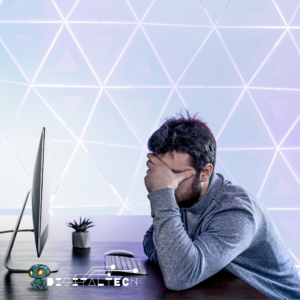 Homem Triste Pensando sobre Algoritmo - Reflexões sobre a Relação com Tecnologia #HomemTriste #Algoritmo #Reflexões #Tecnologia