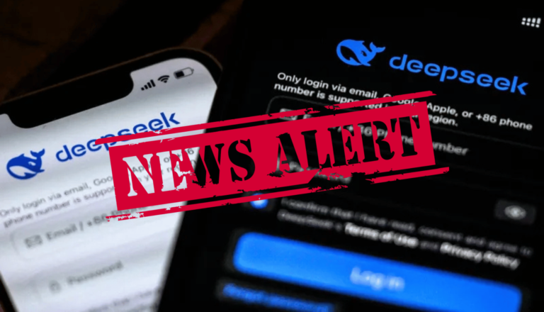 DeepSeek é alvo de ataque cibernético em larga escala
